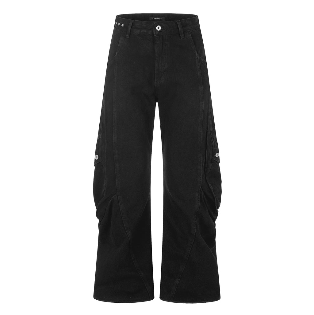 11KN Retro Loose Tooling Jeans