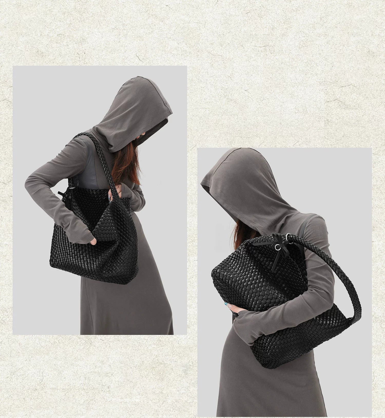 Msmountain Niche Woven Large Capacity Tote Bag