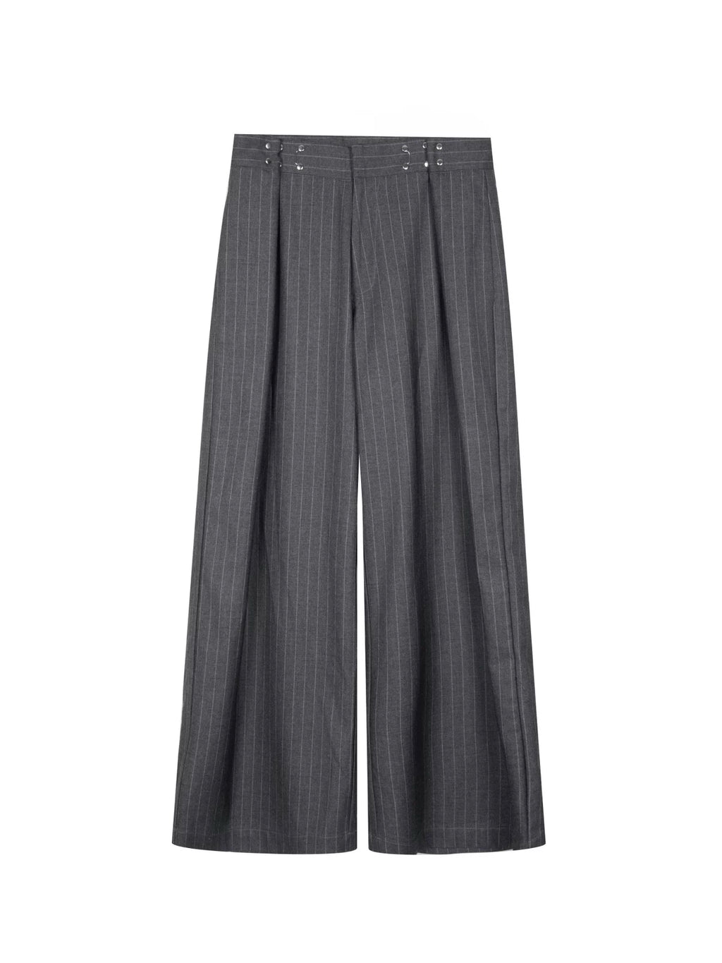 VOWPROGRESS Pleated Anti-wrinkle Straight Loose Trousers