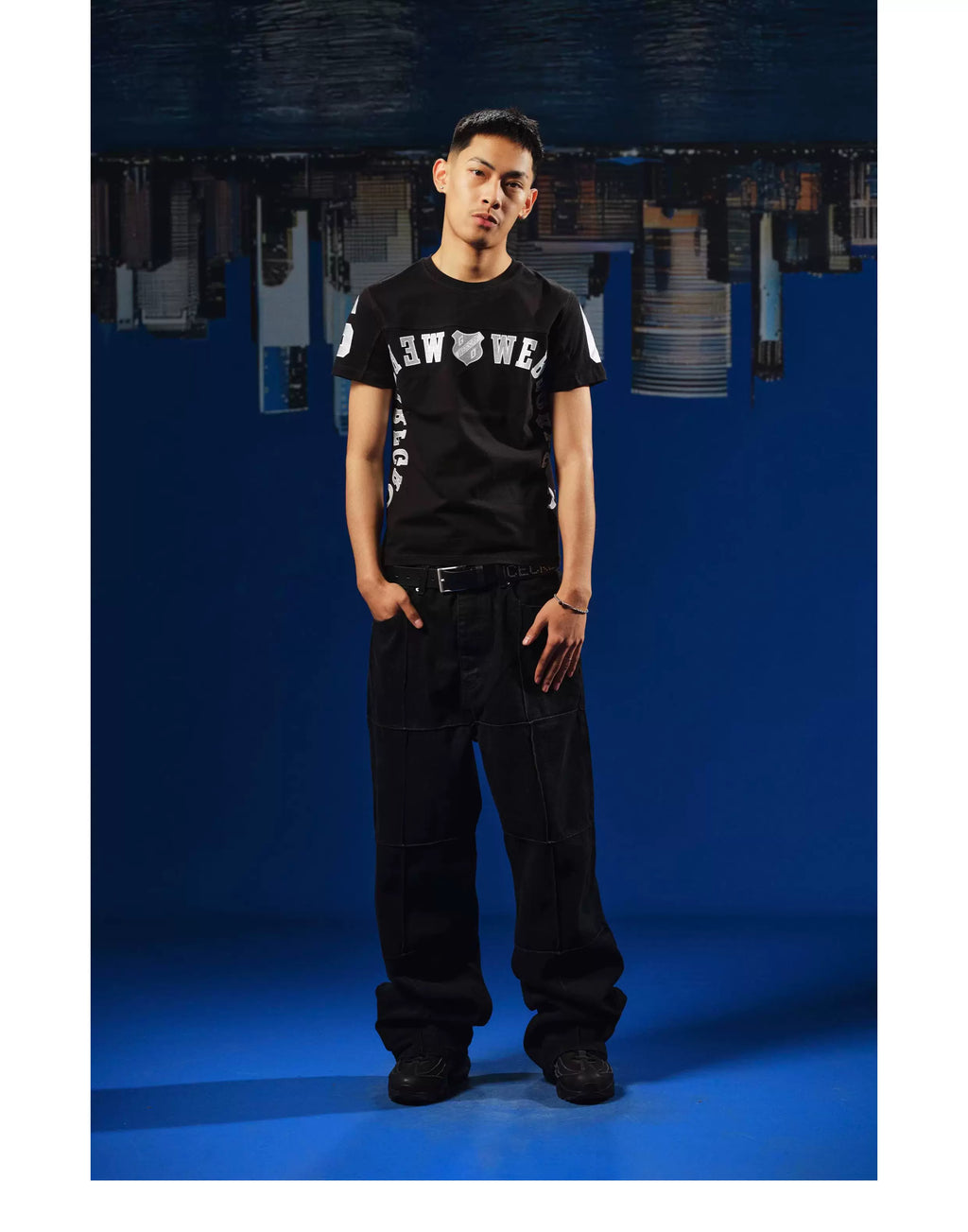 WebSurfGroup Badge Casual Shoulder TEE