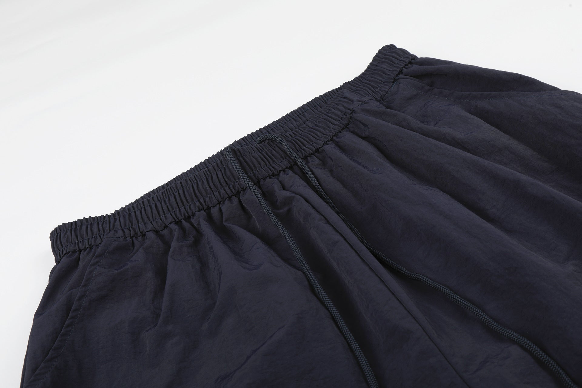 11KN Vintage Striped Color-block Straight-leg Cropped Pants