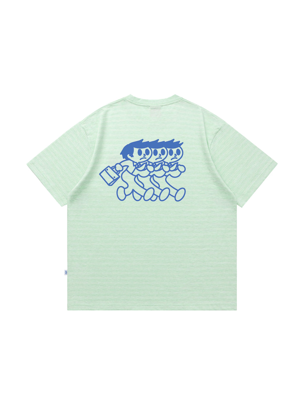 BENT IDEA Striped Casual Versatile Tee