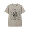 Slight Vogue Breathable Front Shoulder Crew Neck Tee
