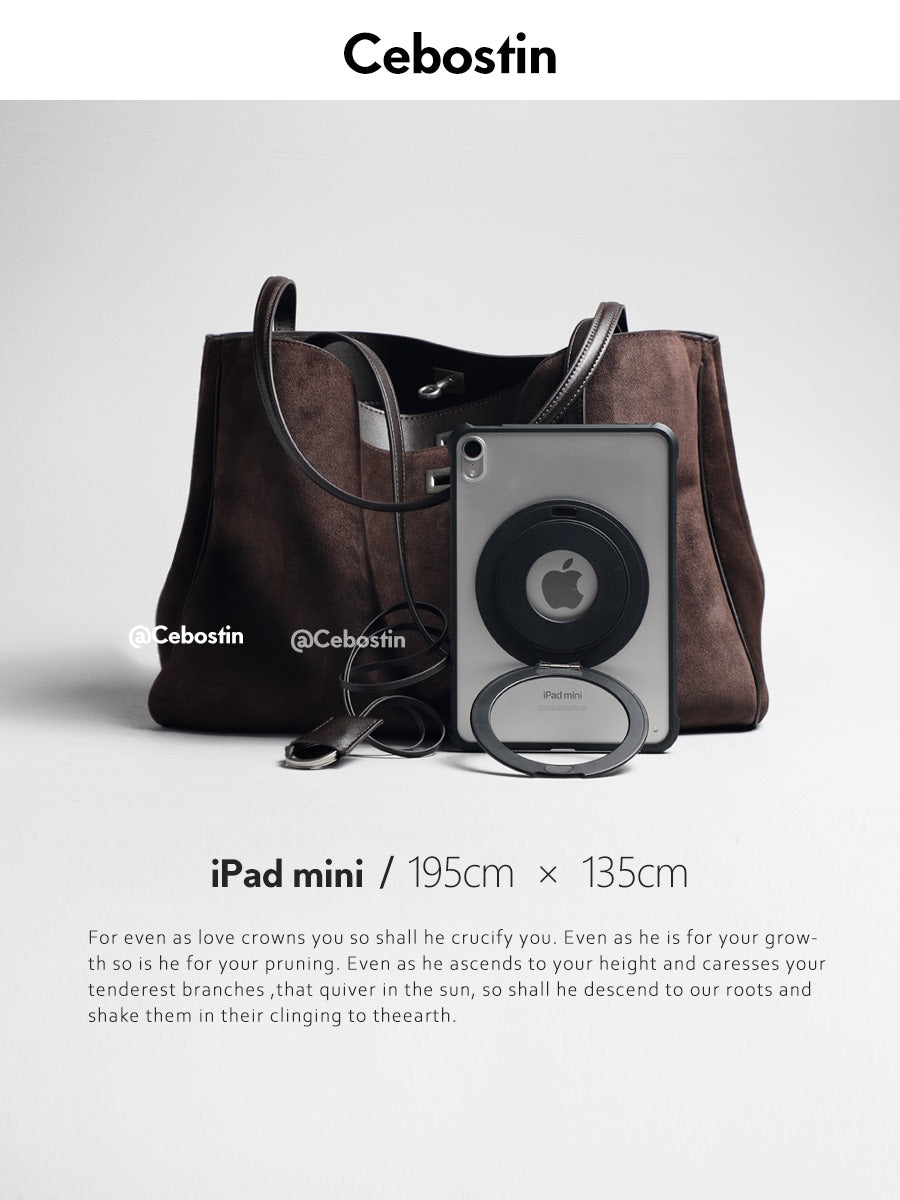 Cebostin First Layer Cowhide Large Capacity Messenger Bag