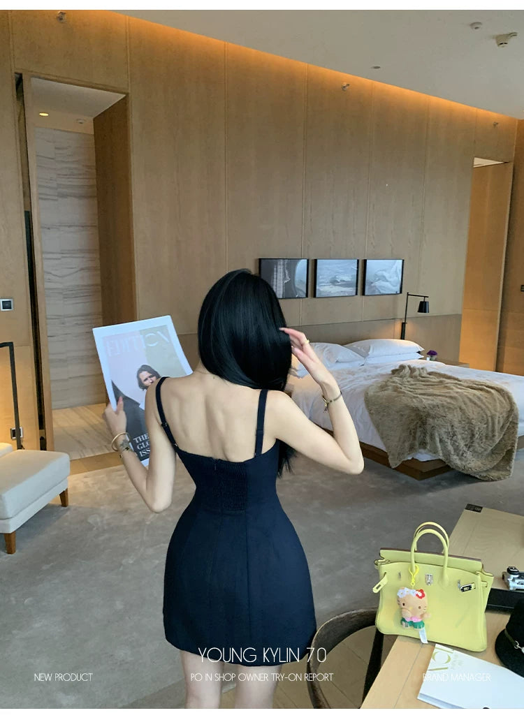 YOUNG KYLIN Retro Waist Dress
