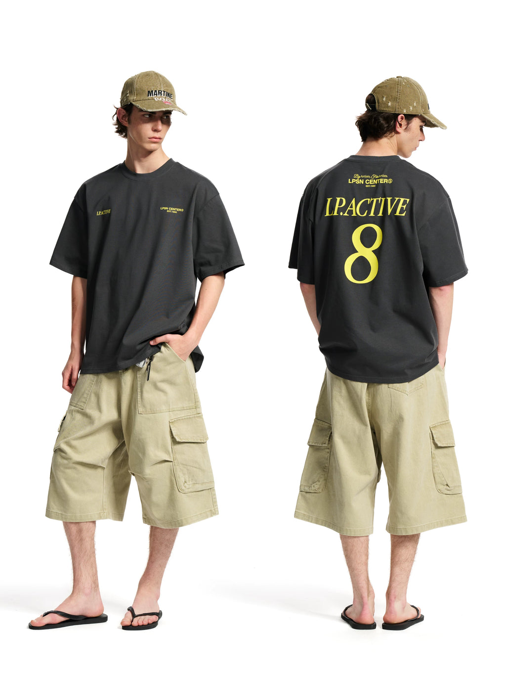 Loopsoon Digital Printing Casual Versatile Tee
