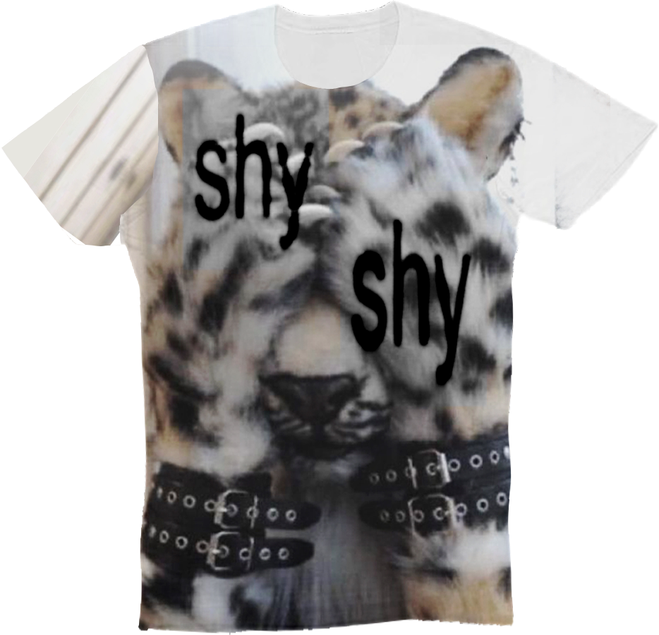 PAIKI Is Shy about Leopard Leopard Rhinestone Straight Shoulders Slim Tee