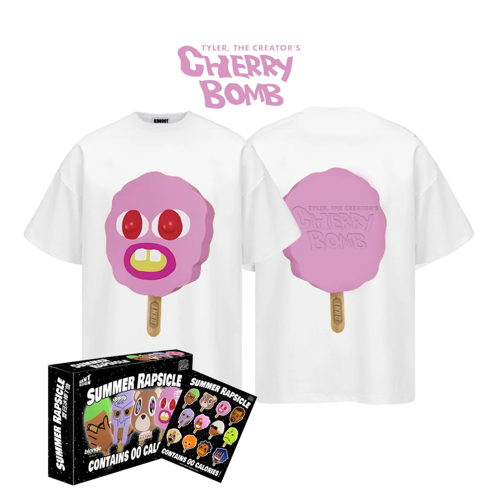 DKNT Ice Cream Printing Casual Loose Tee