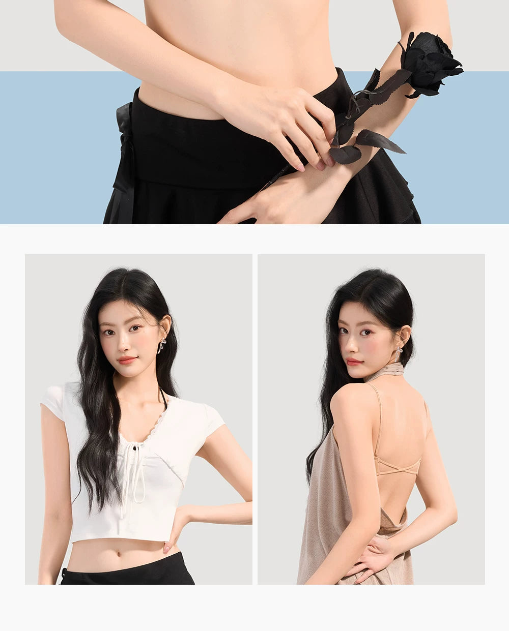 SecretWorld Crossed Traceless Sling Bra Cover