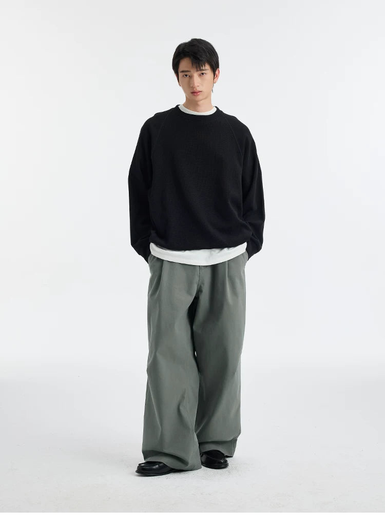 BUTTBILL Vintage Loose Versatile Simple Casual Pants
