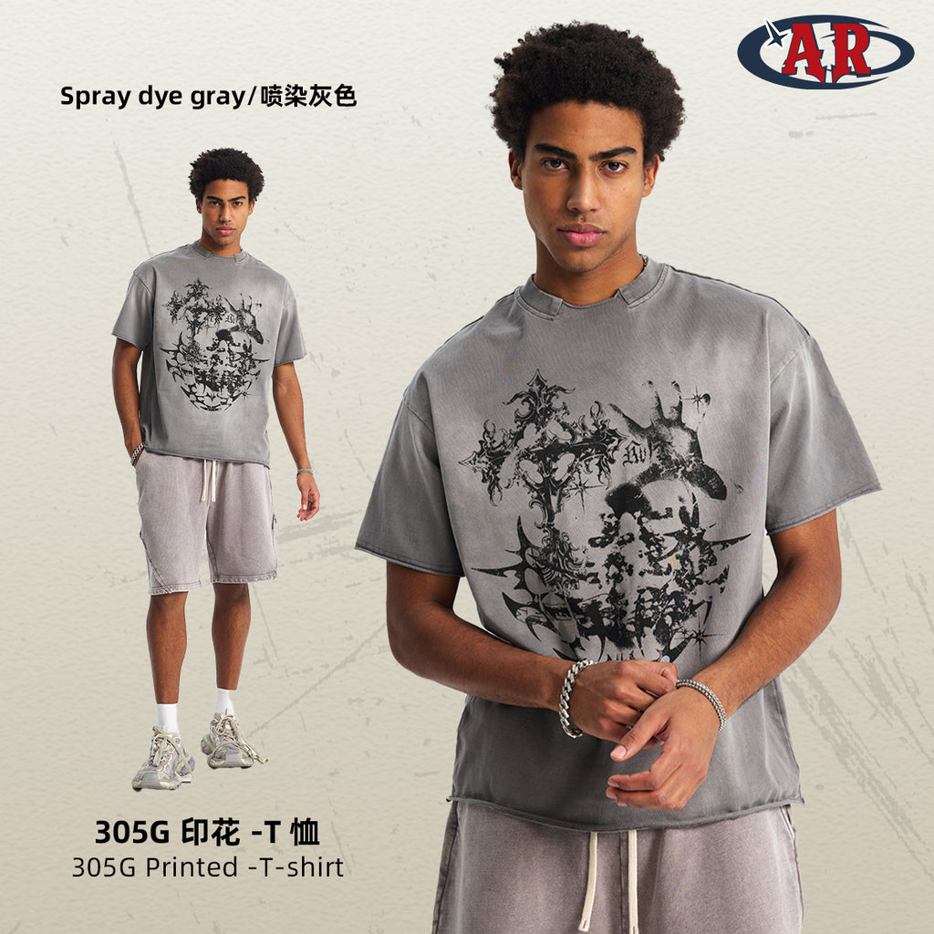 ARTIE Cotton Street Print Tee