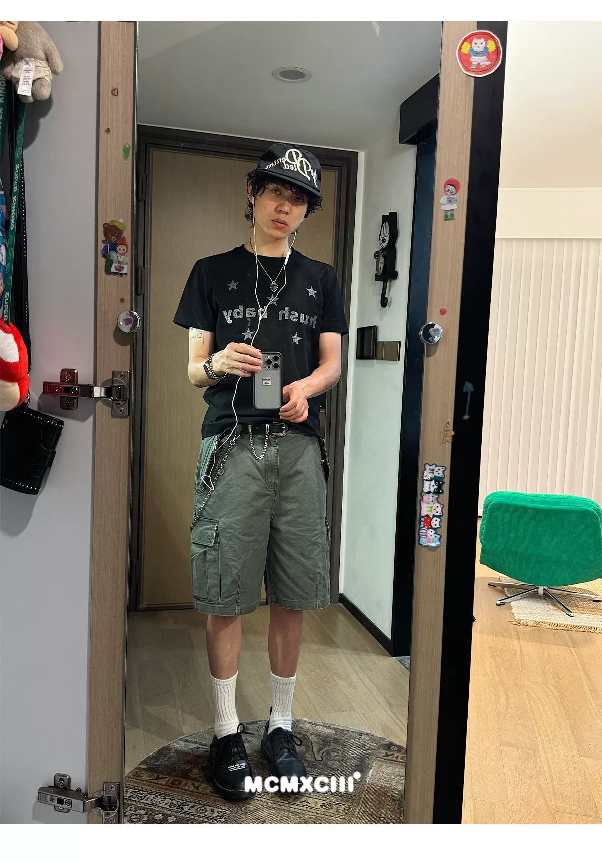 Mcmxciii Star Element Tagline Front Shoulder Tee
