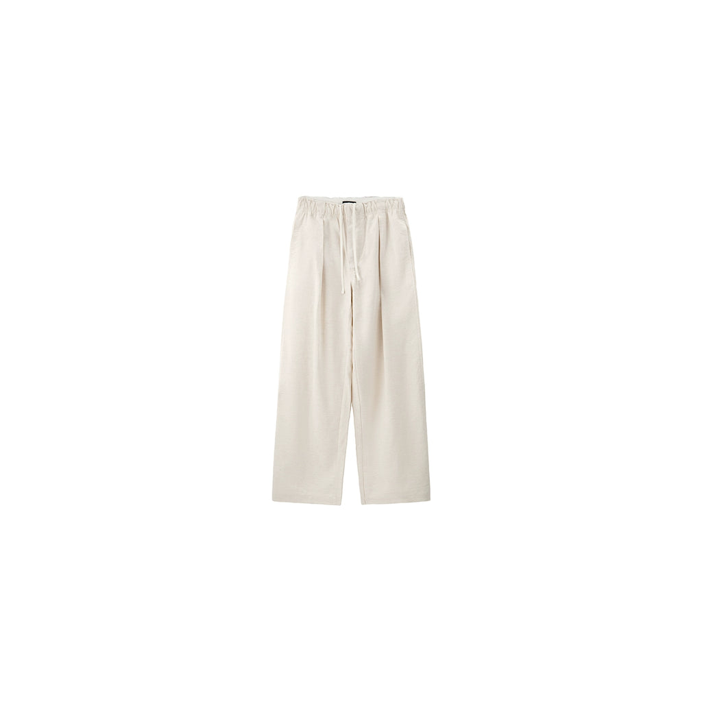 PLUS NO LOGO Striped Loose Straight Trousers