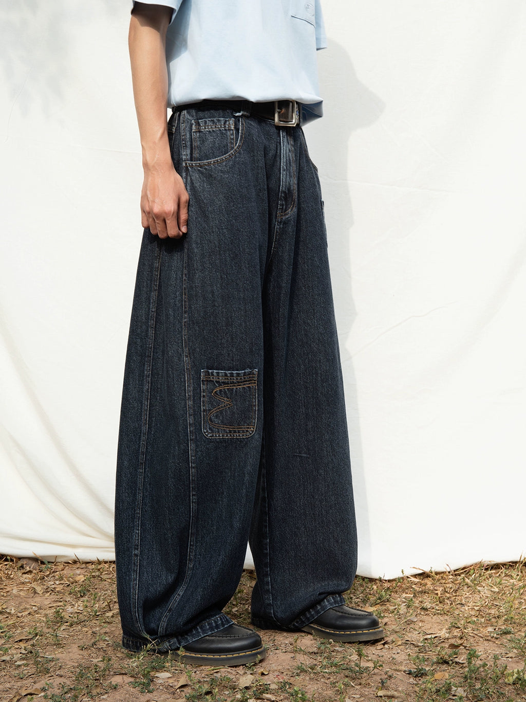 Mentmate, Vintage Pocket Collage Jeans