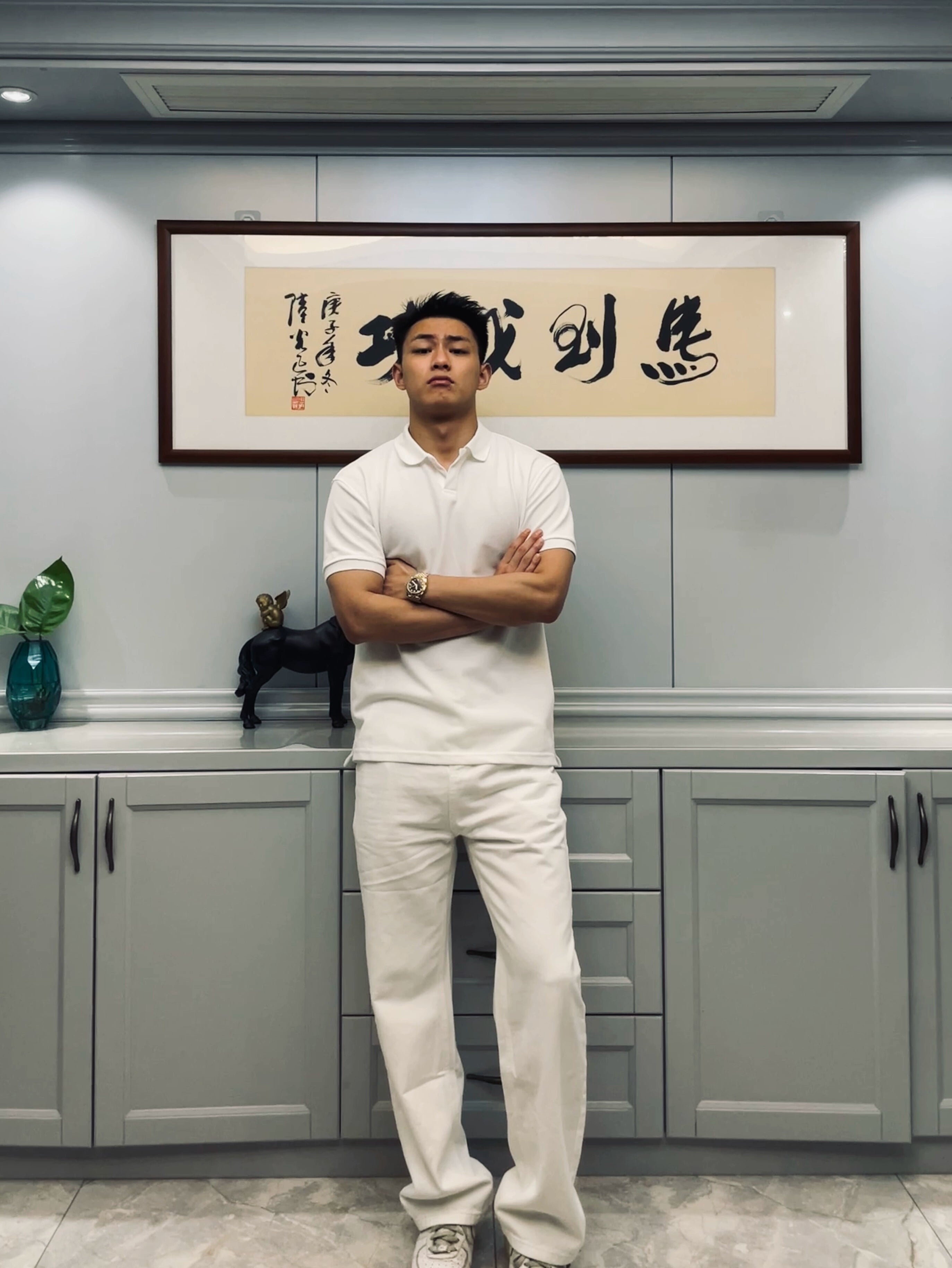 GTAL Simple Lapel Light Business Slim Tee