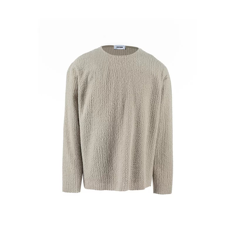 FOYEEN Autumn Plush Multi-Color Cleanfit Casual Long Sleeve