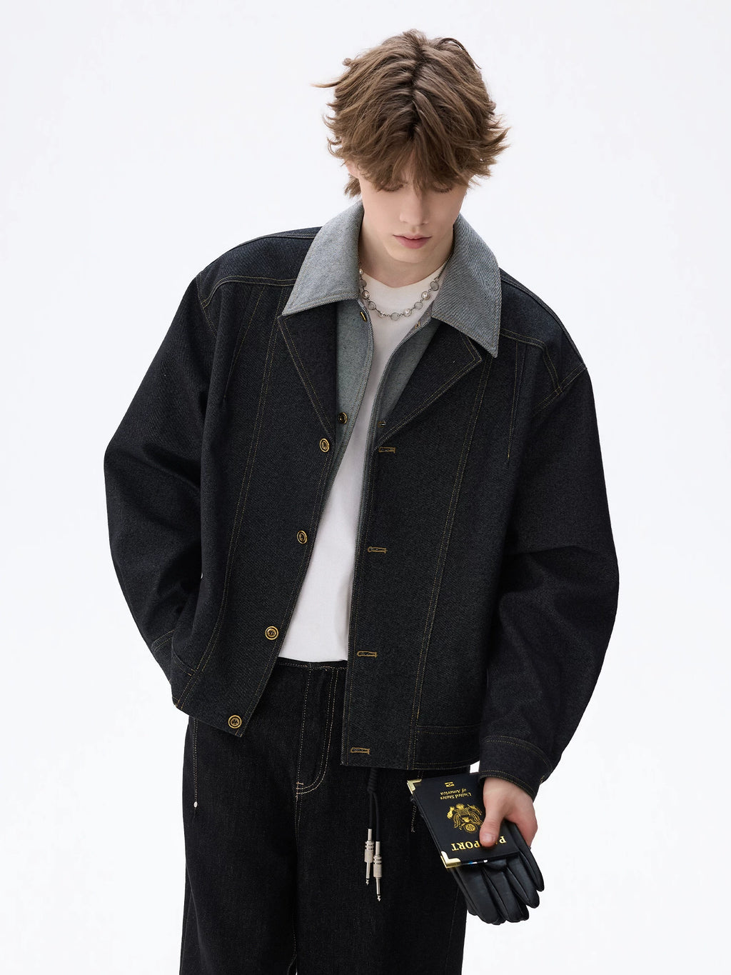 CHOR Two-tone Denim Premium Jacket