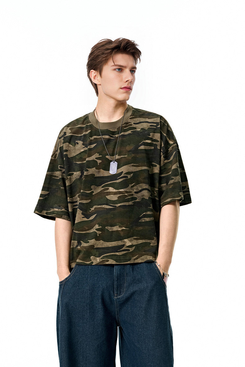 INF Boxy Camouflage Tee