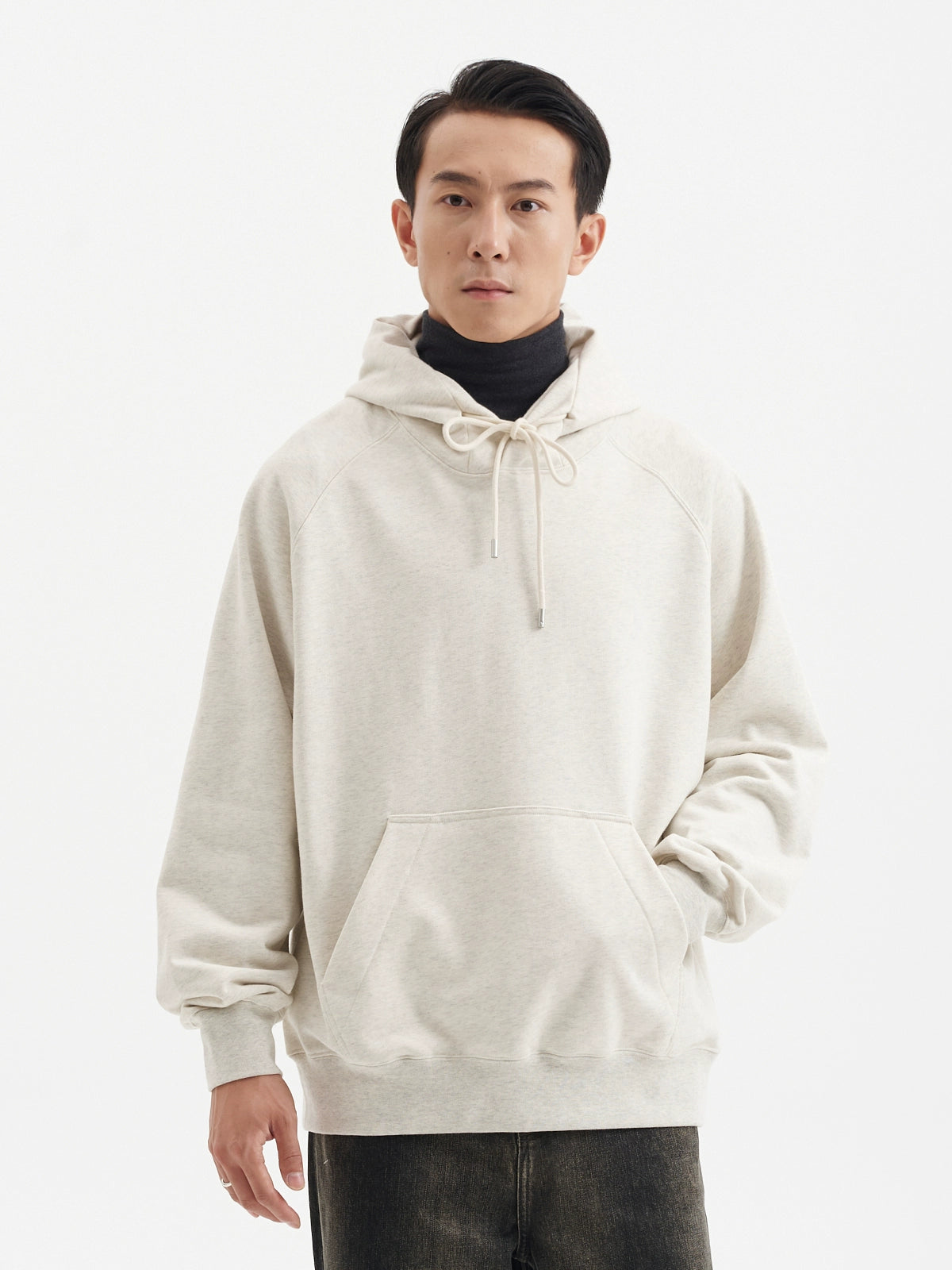 BUTTBILL Loose Vintage Hooded Sweater