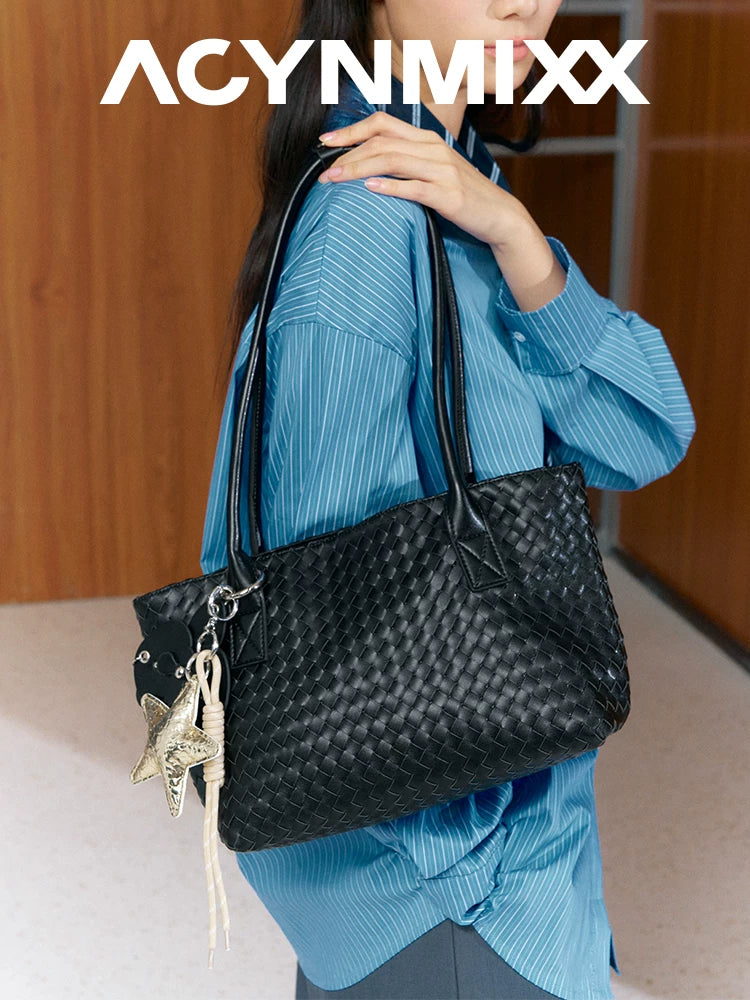 Acynmixx Braided Slack Shoulder Underarm Bag