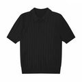 AMBSOM Anti-wrinkle Skin-friendly Waist Versatile Polo Shirt Tee