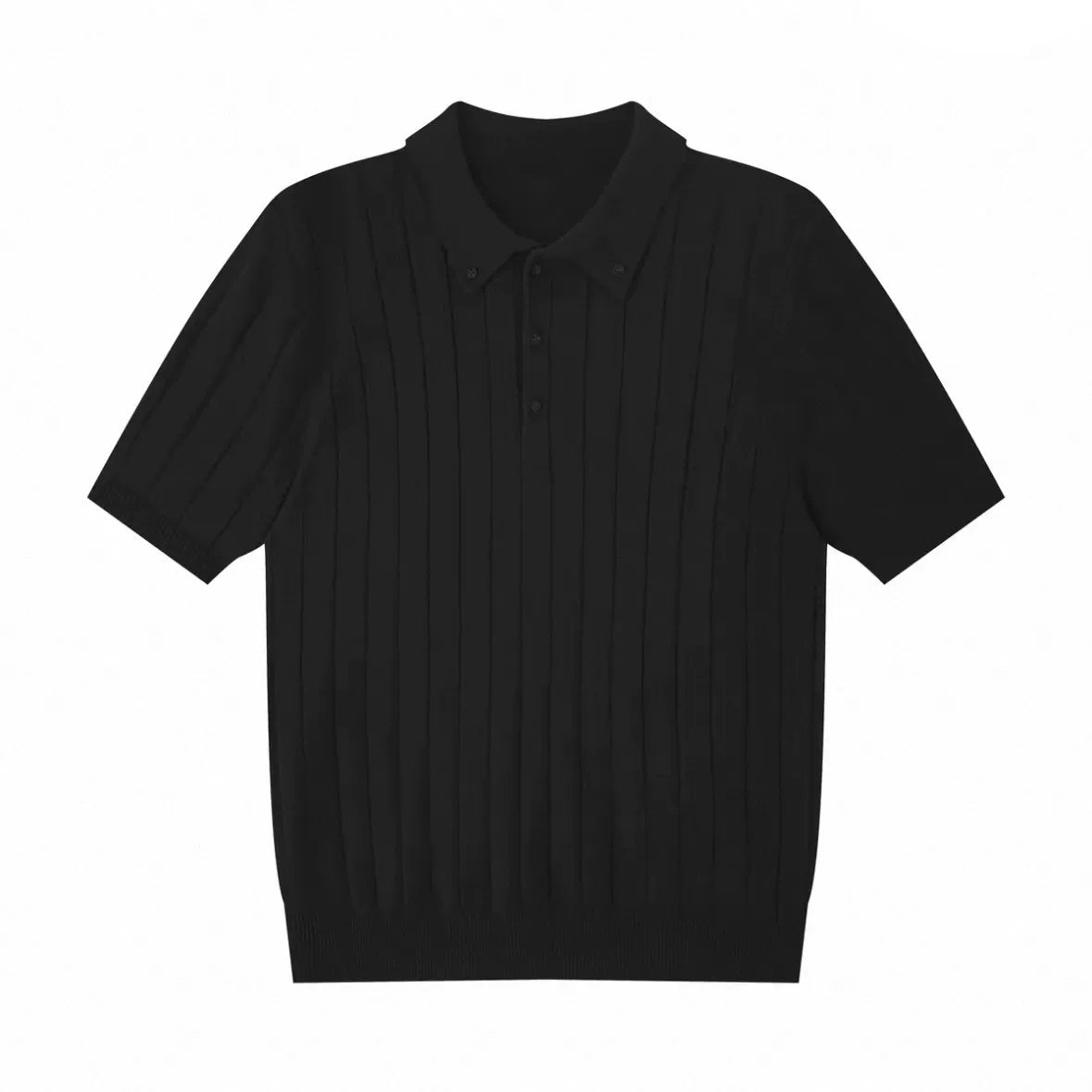 AMBSOM Anti-wrinkle Skin-friendly Waist Versatile Polo Shirt Tee
