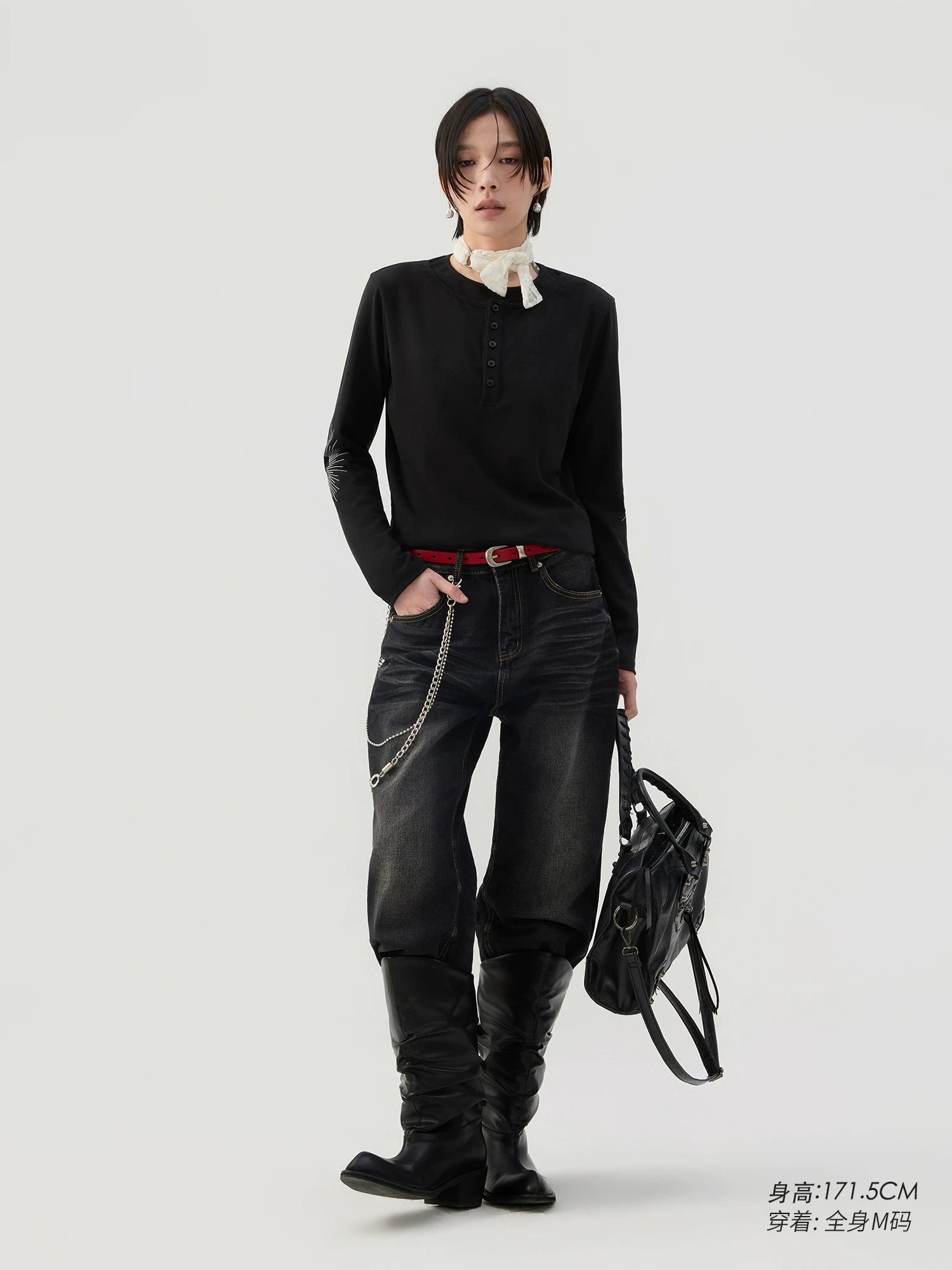 Sameuoo Sun Embroidery Long Sleeve