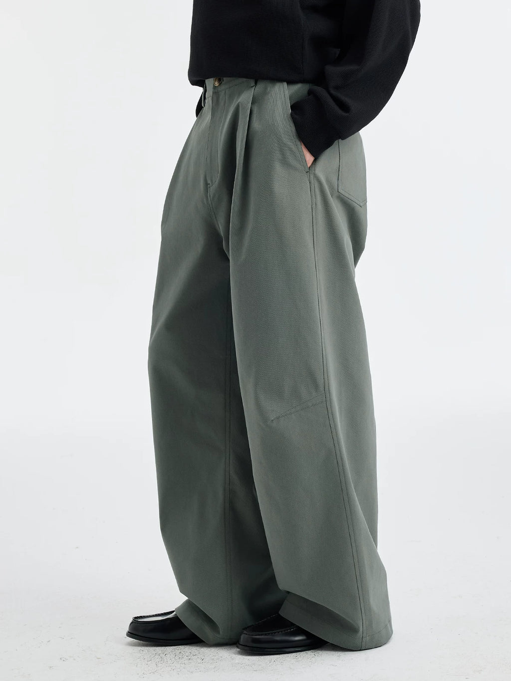 BUTTBILL Vintage Loose Versatile Simple Casual Pants