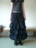 Ang: Project Lace Stitching High Waist Skirt
