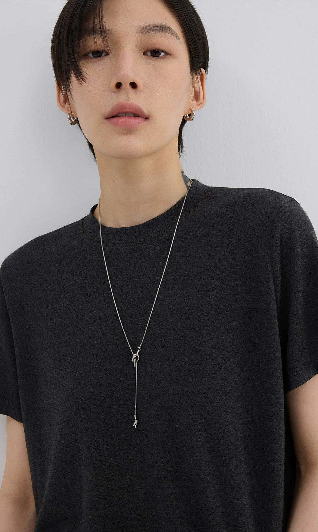 Sameuoo Trendy Front Shoulder Casual Tee
