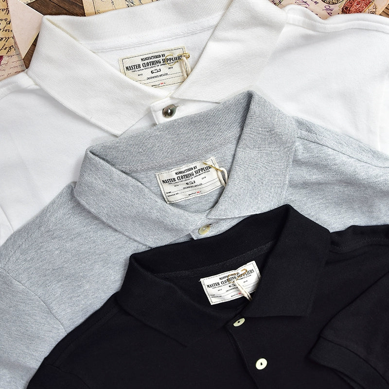 PrintAce Vintage Lapel POLO Shirt