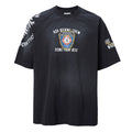 F2CE Gradual Change Retro Shoulder Sleeve Print Tee