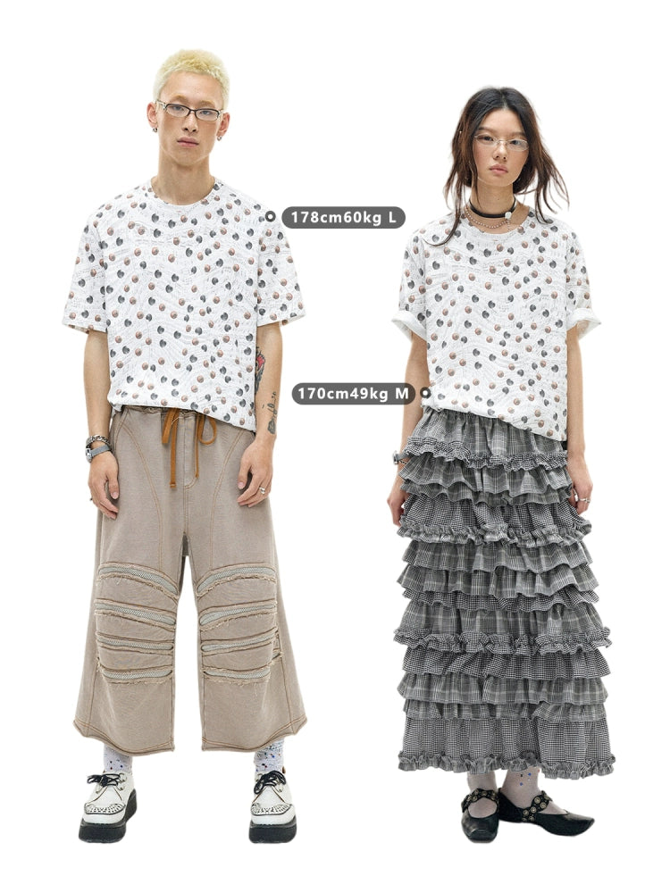 PHYS Cool Feeling Full Print Eye Piece Splicing Tee