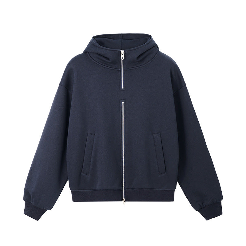 Inflation Flame Fleece Double Zip Hooded Sweater