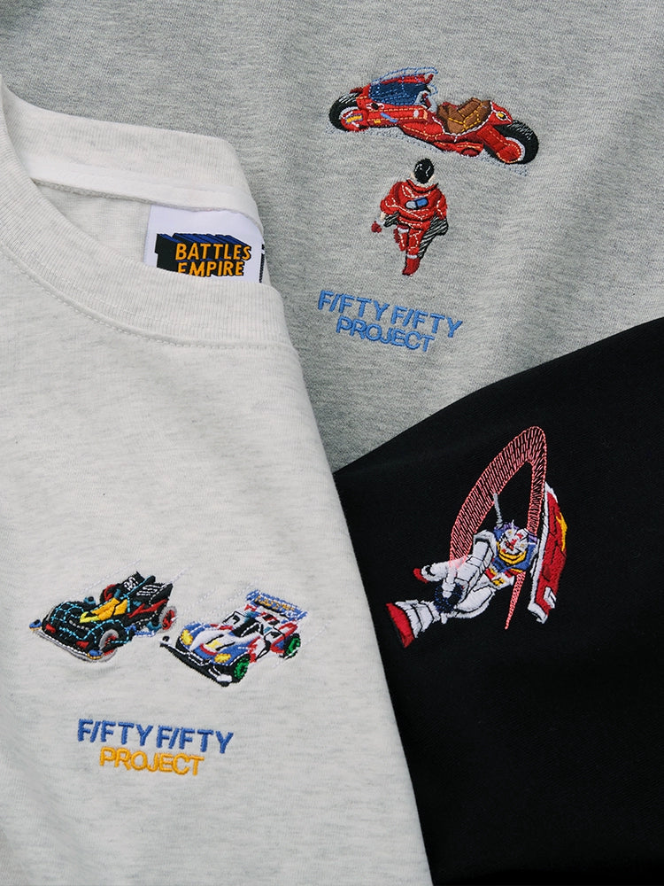 Battles Classic Animated Embroidery Long Sleeve
