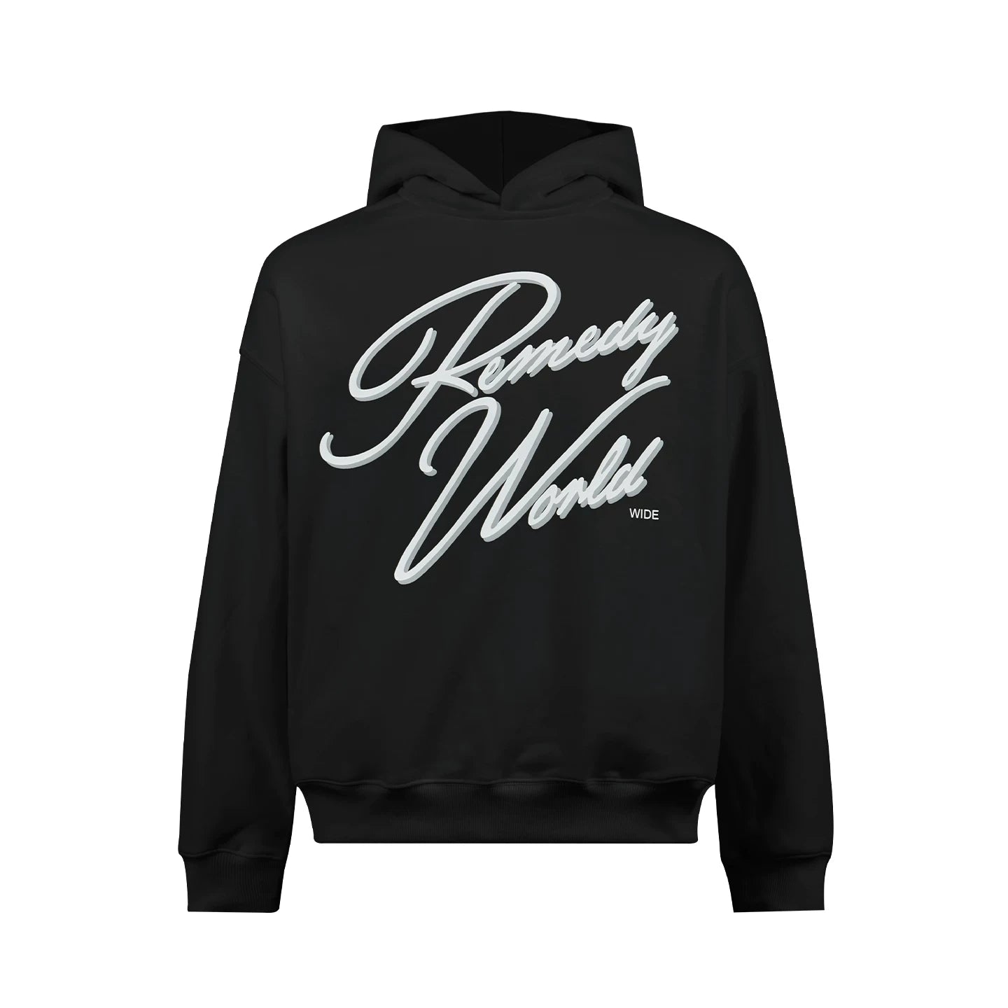 Remedy Vintage Alphabet Handwritten Print Hooded Sweater