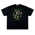 ComicTree Gossip Branch Letter Round Neck Tee