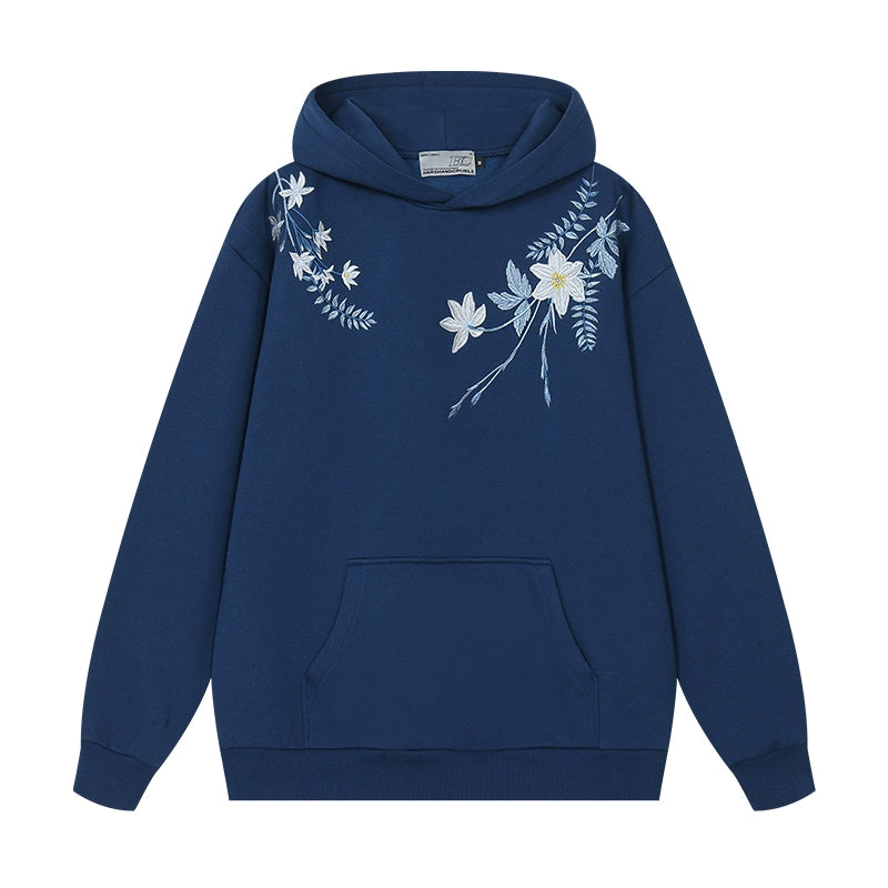 Harshandcruel floral embroidery HACR Hoodie
