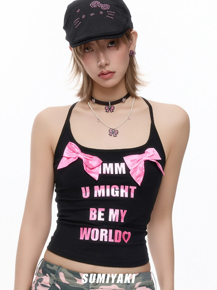 SUMIYAKI Bow Pearl Necklace