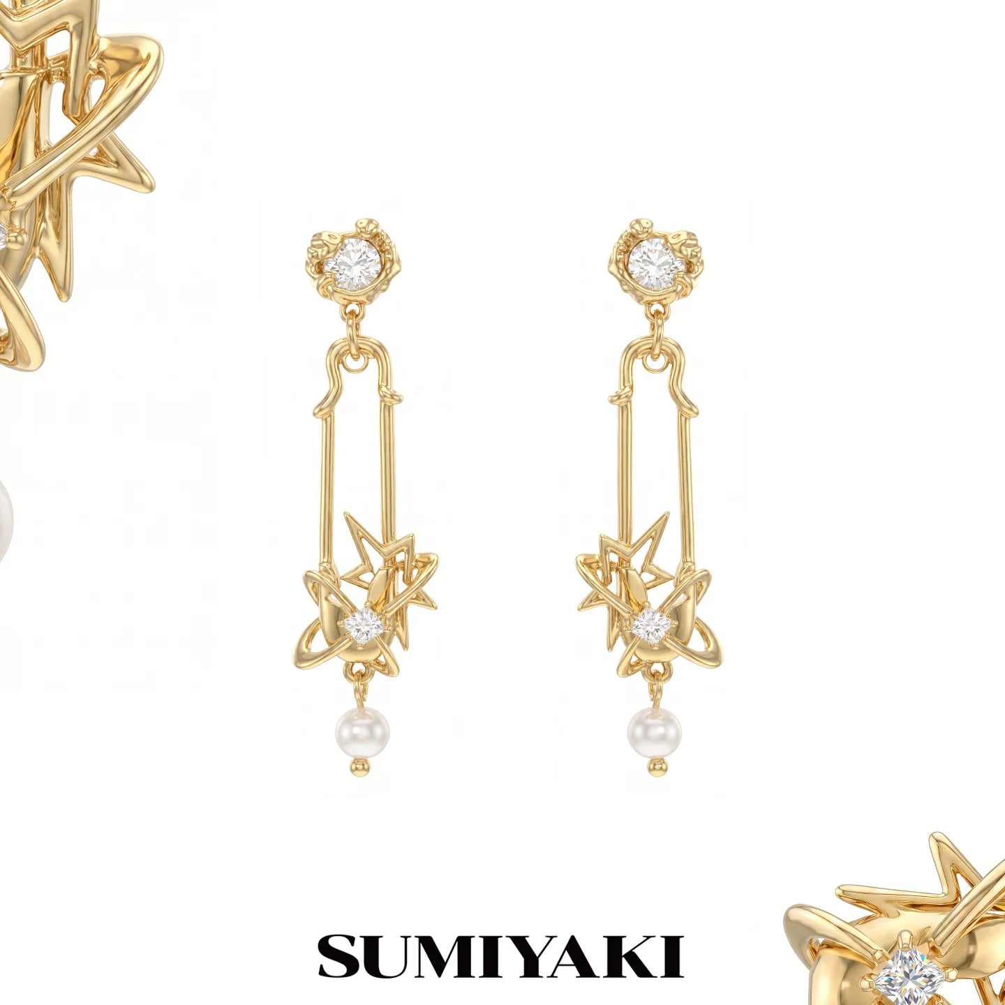 SUMIYAKI Light Luxury Paper Clip Earrings