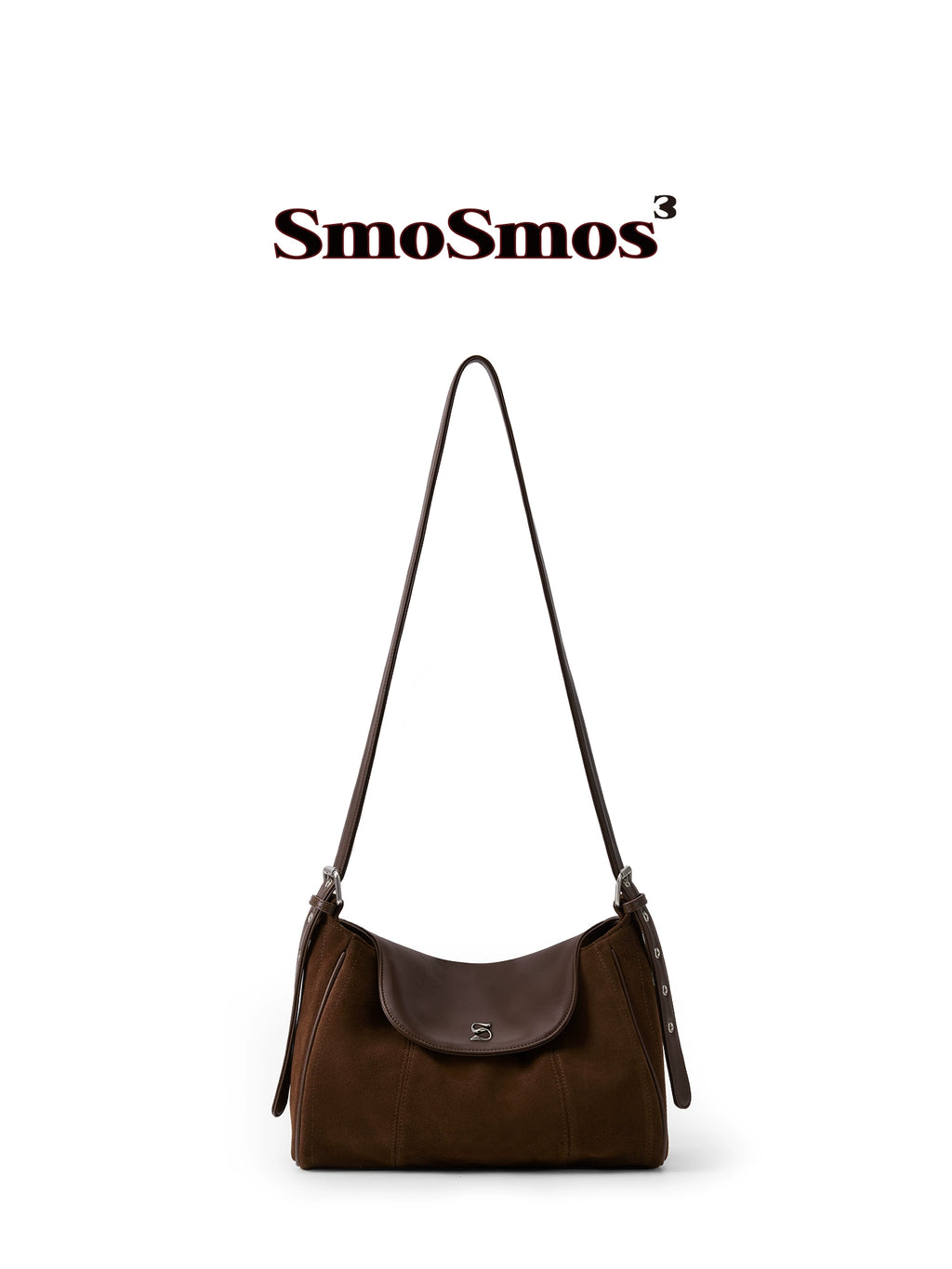 SmoSmos Suede Leather Crossbody Underarm Bag