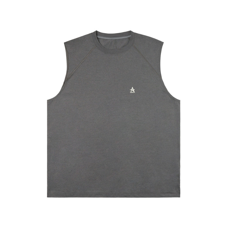 PANMAX Vintage Sports Casual Alphabet Print Vest