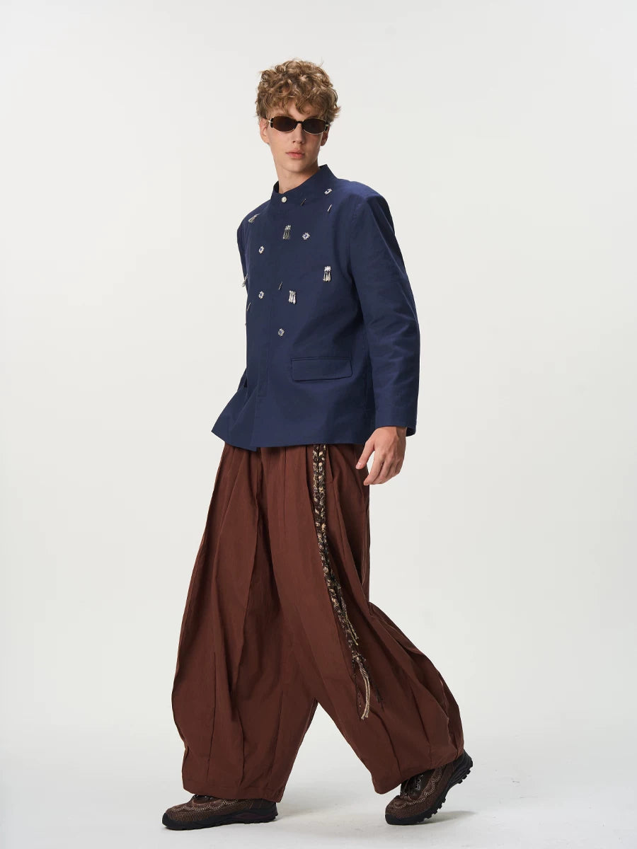 CNEW Hand-sewn Miao Silver Jewelry Silver Buckle Suit