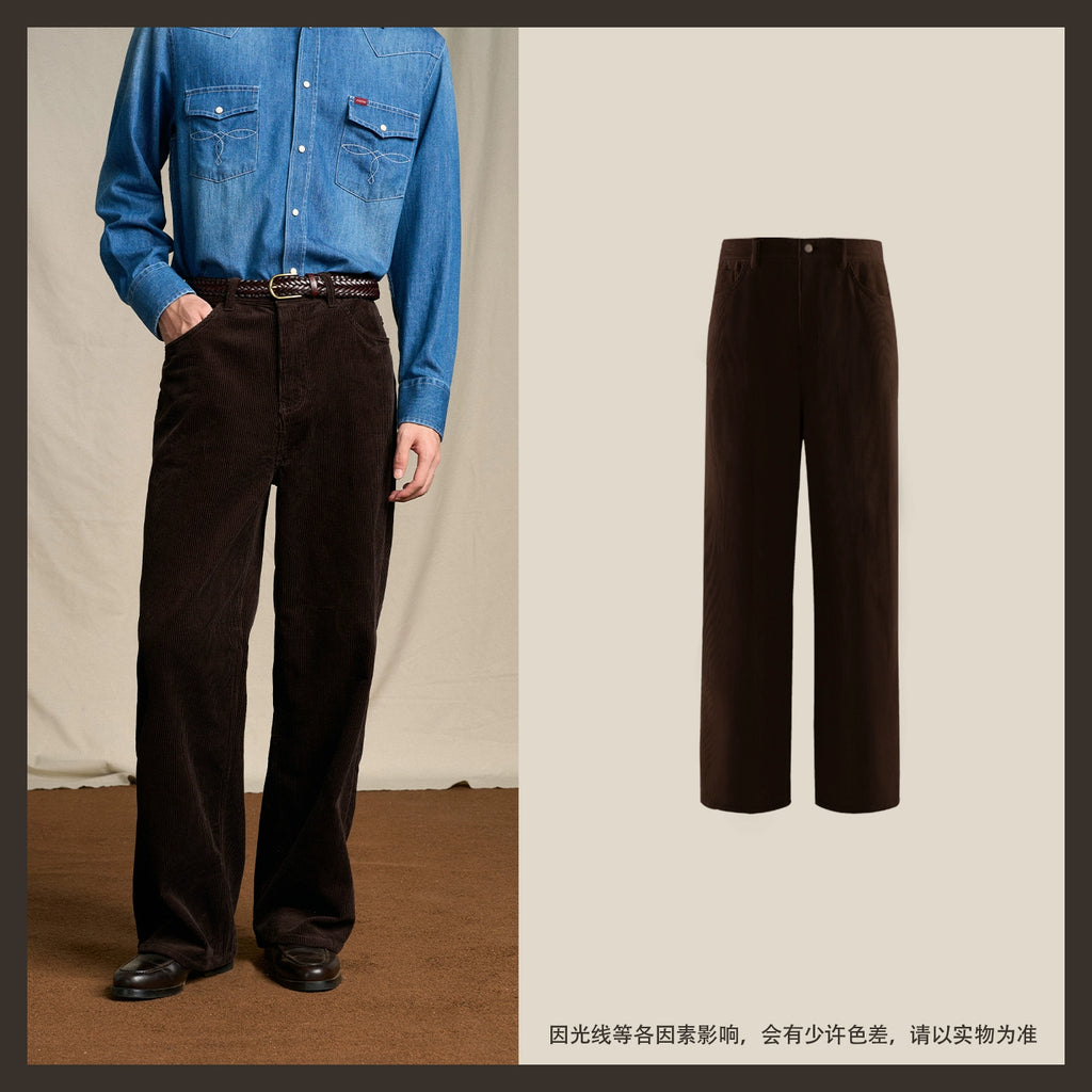 CULTUM Vintage High Waist Loose Wide Leg Casual Pants