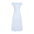 Wildberry Square Neck Korean Temperament Long Skirt
