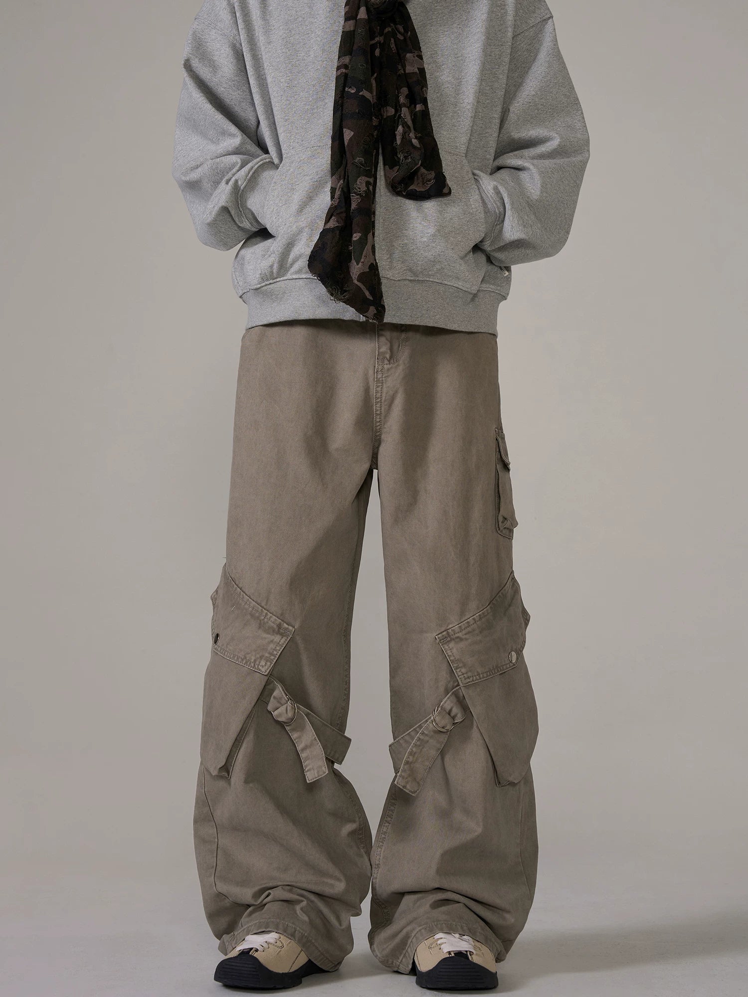 TRUQUEST Vintage Loose Tooling Jeans