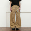 FLYOFF Bàrn double waisted straight-leg pants