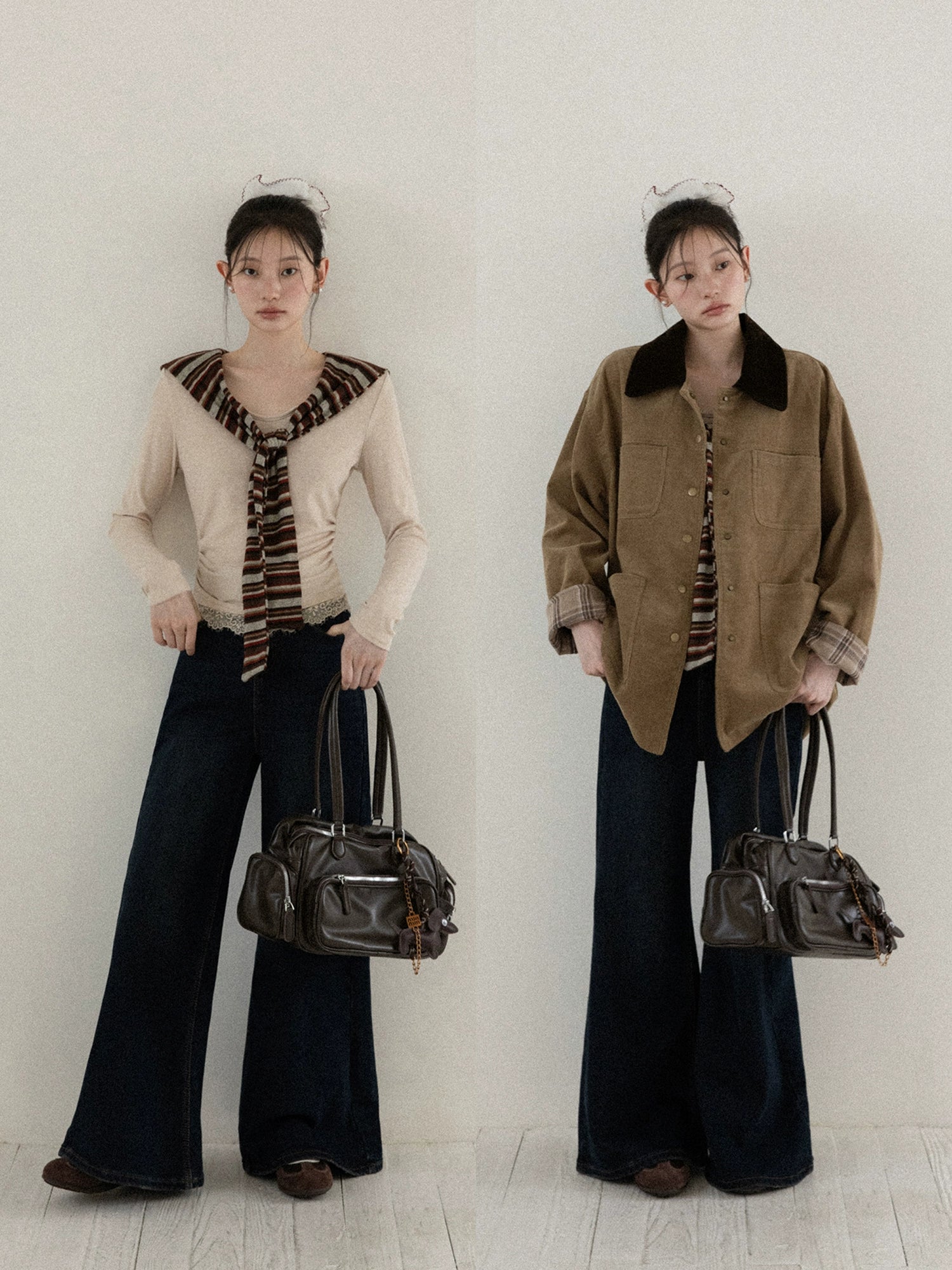 Cantonstory Vintage Booth High-waisted Jeans