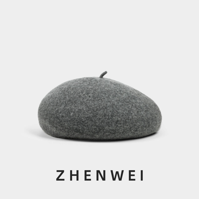 ZHENWEI Premium Full Wool Beret