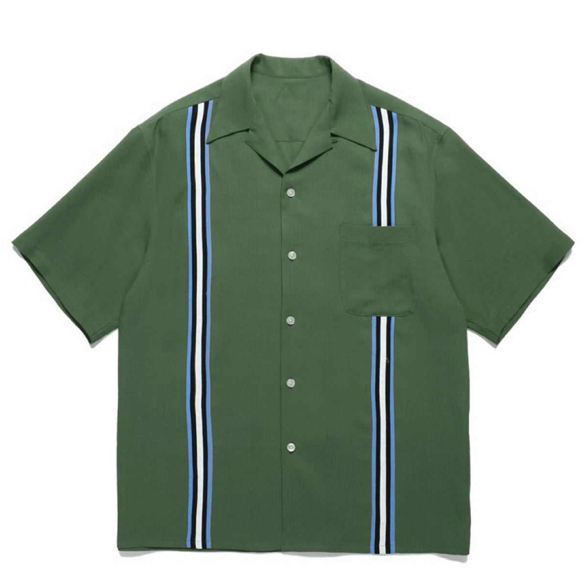 PUBLICRADIO Cuban Collar Summer Loose Short-sleeved Shirt